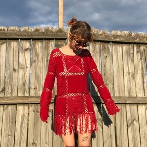 Crochet Patchwork Sweater